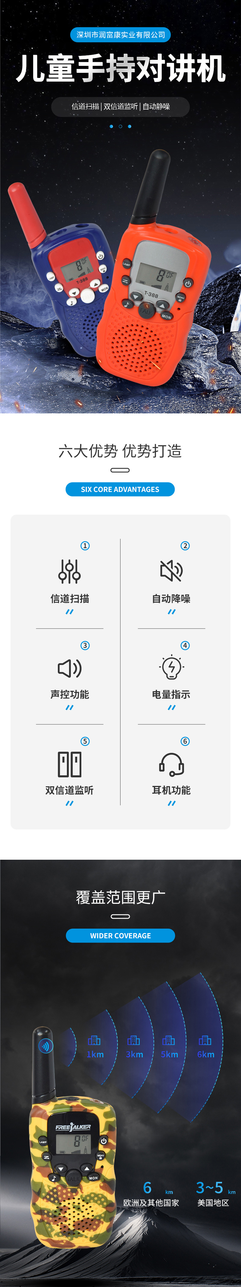 户外无线对讲机 T388